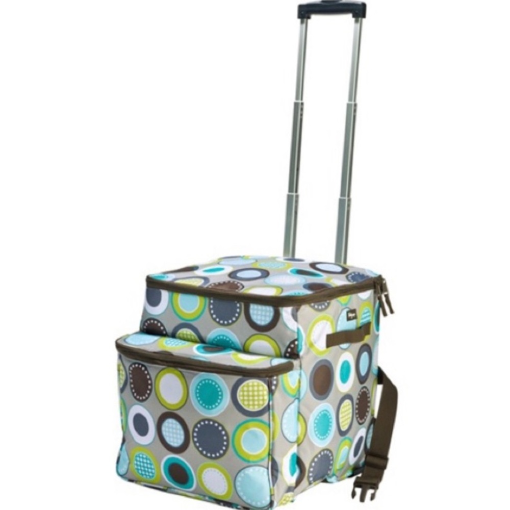 Thirty-One Making Memories Thermal Rolling Cooler - Minty Chip